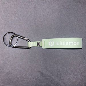 Lululemon Silicone Keychain